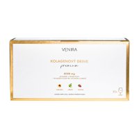 Venira Premium kolagenový drink pro vlasy, nehty a pleť jahoda, meruňka, jablko 30 dávek 324 g