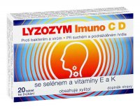 LYZOZYM Imuno C D se selénem a vitamíny E a K 20 žvýkacích tablet