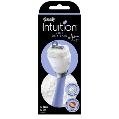 Wilkinson Intuition Slim Dry Skin Holící strojek + náhradní hlavice