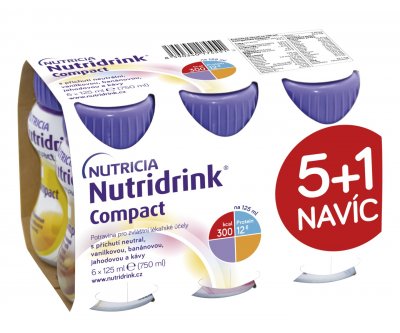 Nutridrink Compact balíček 5+1 6x125 ml