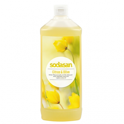 Sodasan Tekuté mýdlo Citron Oliva 1000 ml