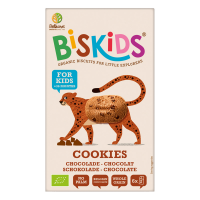 Belkorn BIO dětské celozrnné sušenky s belgickou čokoládou BISkids 120 g