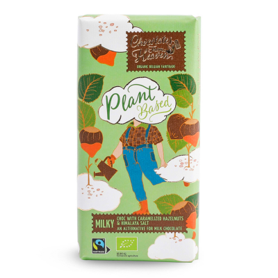 Chocolates from Heaven Vegan čokoláda s karamelizovanými lískovými oříšky a himalájskou solí 44% 100 g