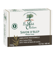 Le Petit Olivier Mýdlo Aleppo s olivovým a vavřínovým olejem 150 g