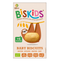 BISkids BIO dětské celozrnné ovesné sušenky 6M+ 120 g