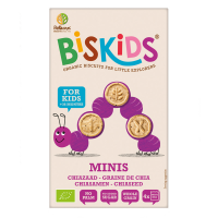 BISkids BIO dětské celozrnné mini chia sušenky bez přidaného cukru 120 g