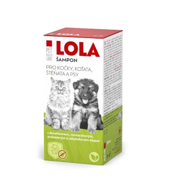 Pet health care LOLA šampon pro kočky, koťata, štěňata a psy 250 ml