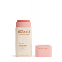Attitude Oceanly Tuhá krémová tvářenka Silky Pink 8,5 g