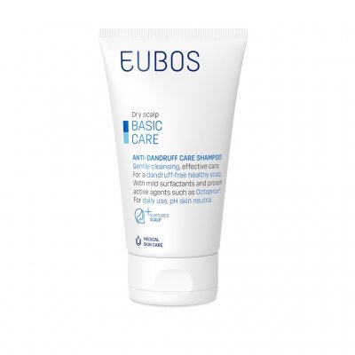 Eubos Basic Skin Care šampon proti lupům s panthenolem Physiological pH Free from Colorants and Alkali 150 ml