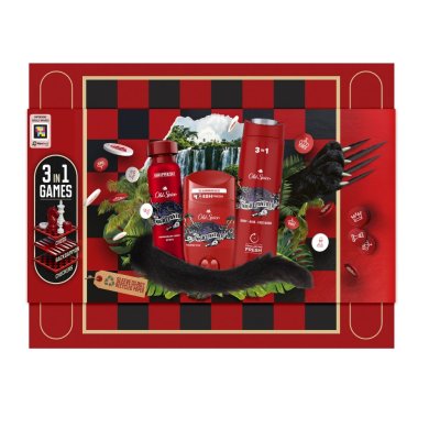 Old Spice Gamebox, Dárková Sada S Deodorantem Tuhým A Ve Spreji, Sprchovým Gelem, 3 Hrami