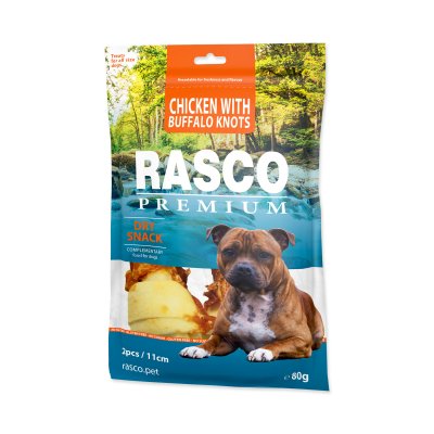 Rasco Premium uzle bůvolí 11 cm obalené kuřecím masem 80 g