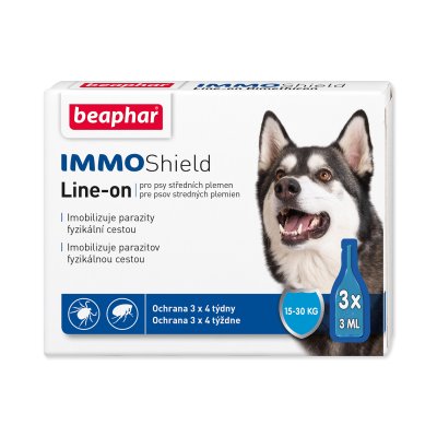 Beaphar Immo Shield pes M 3×3 ml