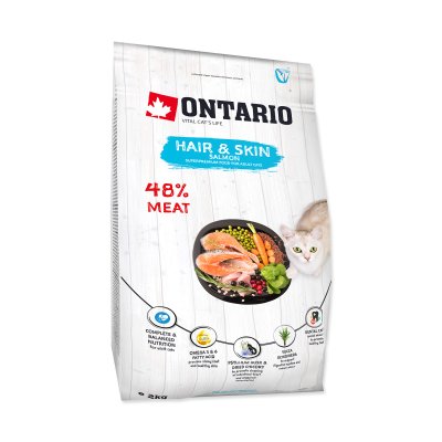 Ontario Cat Hair & Skin 2 kg