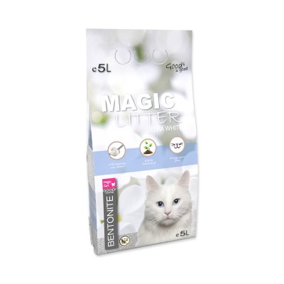 Magic Litter Bentonite Ultra White kočkolit 5 l