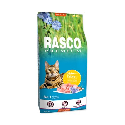 Rasco Premium Adult Kuřecí s kořenem čekanky granule 7,5 kg