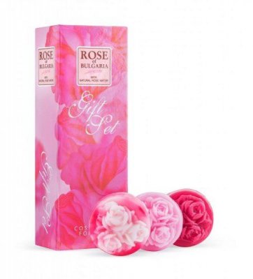 Biofresh Rose of Bulgaria Glycerinová mýdla dárkový set