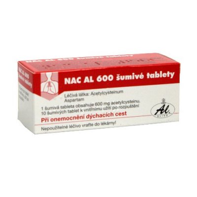 Nac AL 600 mg 10 šumivých tablet