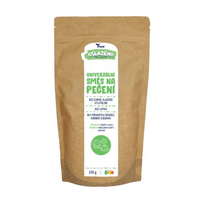 FAN sladidla Oslazeno bez cukru Univerzální směs na pečení 330 g