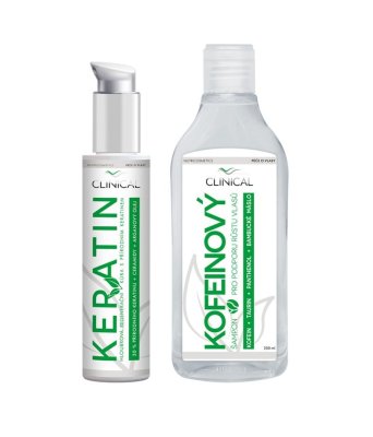 Clinical Keratin kúra 100ml + kofeinový šampon 250ml