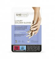 Shehand Luxury Golden zlaté zjemňující rukavice 1 pár univerzální