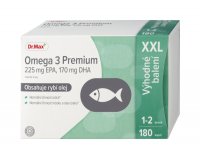Dr. Max Omega 3 Premium XXL 180 kapslí