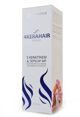 Biomedica 4KERAHAIR Šampon s keratinem 210 ml