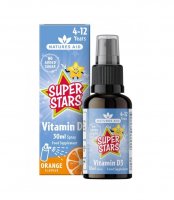 Natures Aid Vitamin D3 ve spreji pro děti od 4-12 let příchuť pomeranč 30 ml