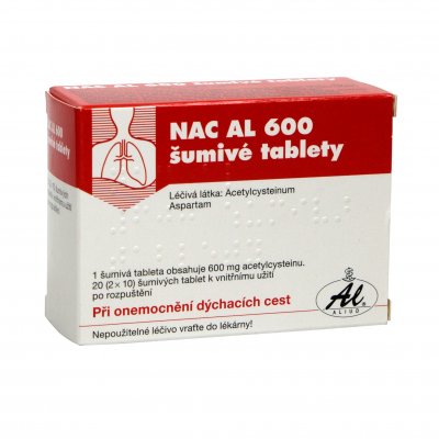Nac AL 600 mg 20 šumivých tablet