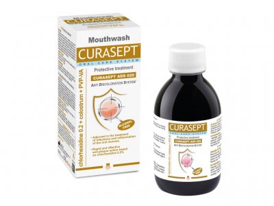 CURASEPT ADS PROTECTIVE 0,2 % CHX+PVP-VA ústní voda 200 ml