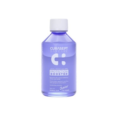 CURASEPT Daycare Booster Junior Bubble gum ústní voda 250 ml