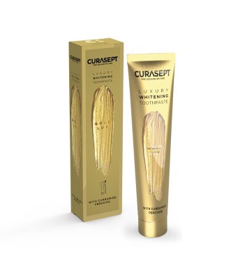 Curasept Luxury Whitening Gold zubní pasta 75 ml