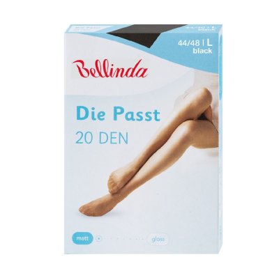 Bellinda Die Passt 20 DEN vel. L punčochové kalhoty černé