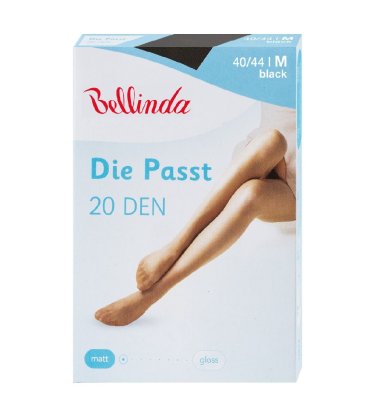 Bellinda Die Passt 20 DEN vel. M punčochové kalhoty černé