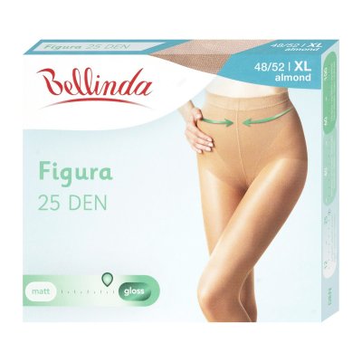 Bellinda Figura 25 DEN vel. XL stahovací punčochové kalhoty tělové
