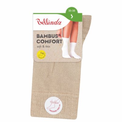 Bellinda BAMBUS Comfort vel. 35–38 dámské ponožky béžové