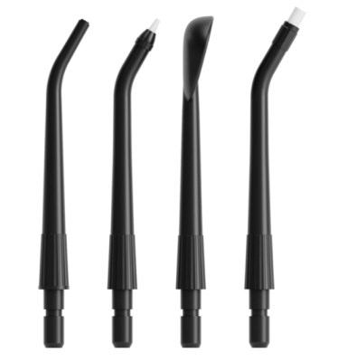 Tesla Flosser FS200 Spare Heads Black 4 ks