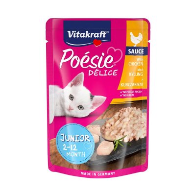 Vitakraft Cat Poésie DéliSauce junior kuřecí 85 g