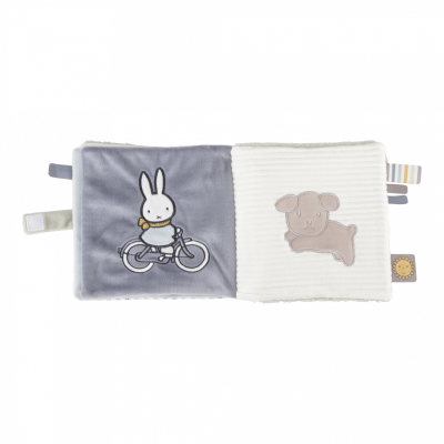 Little Dutch Textilní knížka Miffy Fluffy Green