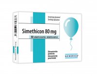 Generica Simethicon 80 mg 50 kapslí
