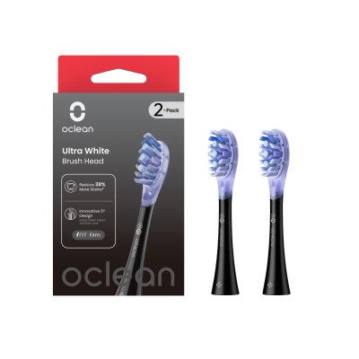 Oclean náhradní hlavice Ultra White, UW02 černé 2 ks