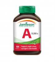 Jamieson Vitamín A 10.000 IU 100 kapslí