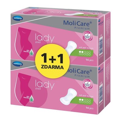 MoliCare Lady Pad inkont.vložky 2k duopack 2x12ks