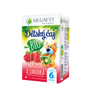 Megafyt BIO Dětský čaj malina a jahůdka 20x1,75 g