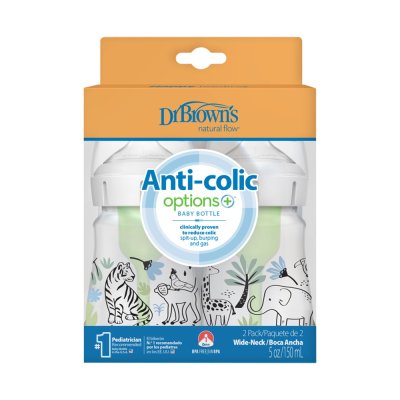 Dr.Browns Kojenecká láhev Anti-Colic Options+ Džungle 150 ml 2 ks