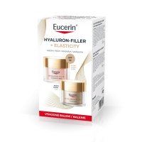 Eucerin Hyaluron-Filler + Elasticity Rosé denní SPF30 + noční krém 2x50 ml