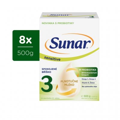 Sunar Sensitive 3 8x500 g