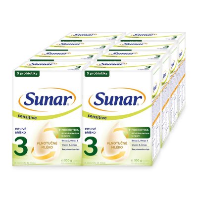 Sunar Sensitive 3 8x500 g