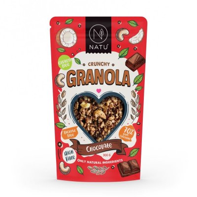 NATU Granola Křupavá čokoláda 300 g