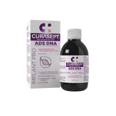 CURASEPT ADS DNA IMPLANT PRO Ústní voda 200ml