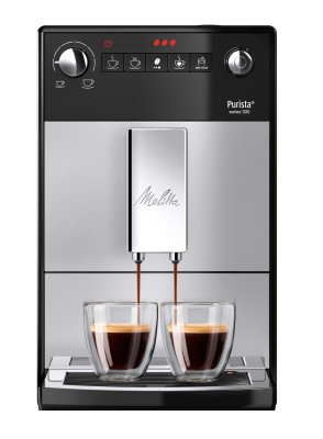 Melitta Purista plnoautomatický kávovar stříbrný